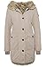 Produktbild Eight2Nine Damen Parka mit Kunstfell I Warme Winterjacke mit Kapuze in Rosé, Schwarz & Grün beige S