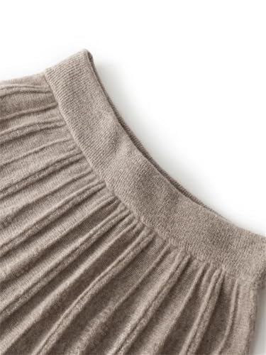 Women's Long Pleated Skirt, Soft, Classic, Comfortable, Simple Skirt3