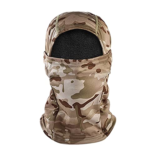 Sunnyuk Balaclava Lana - Capucha de Motocicleta Clima Frío Máscara Facial Capucha de Lana Caliente Calentador con Capucha Gorra Deportiva de Invierno