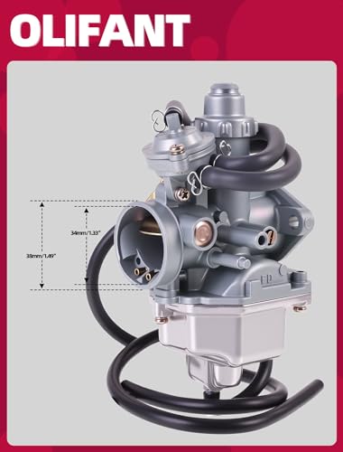 Image of Carburetor For Honda Recon 250 1997-2006 TRX250TE TRX250TM 2002-2006 With Air Filter