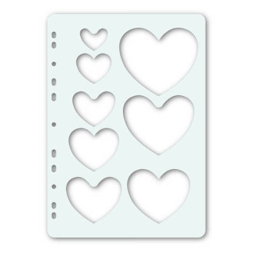 Amazon | スクラップブッキング専用テンプレート ハート AH-TP6  
