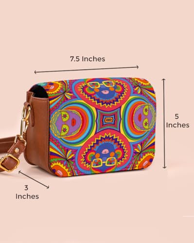 Image of Kalankit Rakhi Gift Hamper For Sister | Rakhi Gift For Girls, Sling Bag For Women, Travel Crossbody Bags, Stylish Cross Sling Bags for Woman | Rakhi Gifts For Sister, Gifts for Rakshabandhan