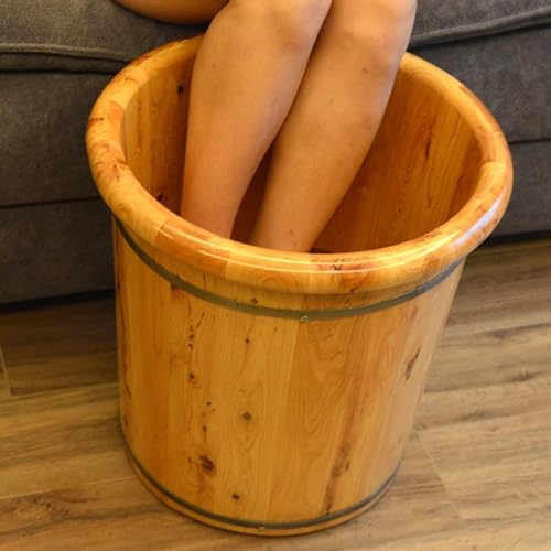 Balde de Madera Maciza para Pies con Masaje y Tapa miniatura 4