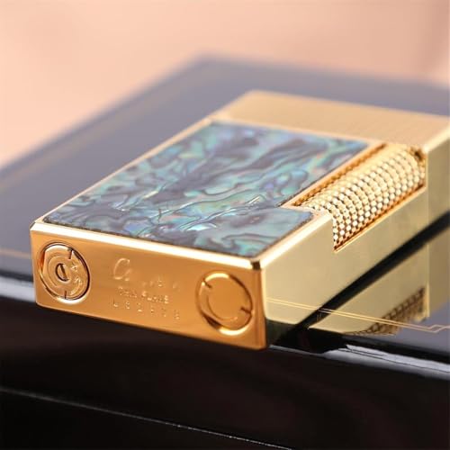 Encendedor de butano clásico de doble llama, carcasa cobre miniatura 4