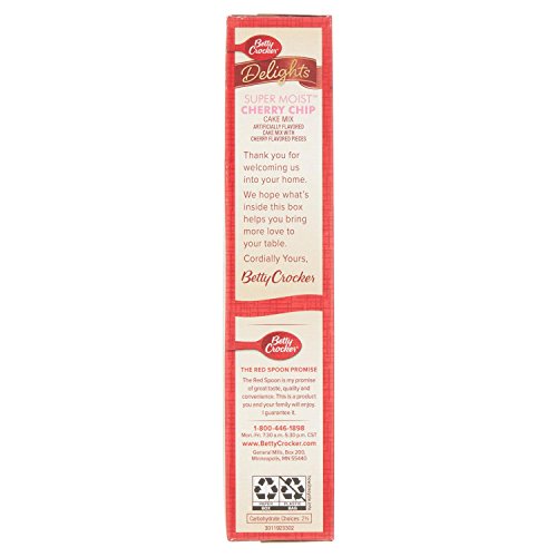 Image of Betty Crocker Super Moist Cake Mix Cherry Chip