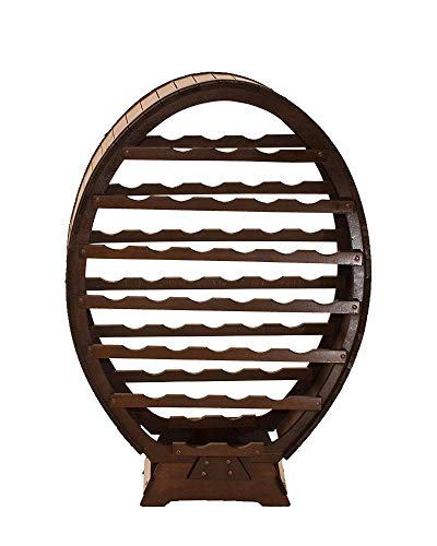 Liberoshopping Cantinetta portabottiglie Vino in Legno Botte Cantina enoteca Cucina (30 Posti)