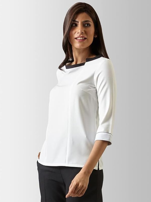 Image of FableStreet Women Cowl Neck Satin Casual Top | Perfect for Outings, Formal