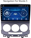 [page_title]-DUMXY 1 DIN Android Auto Navigation GPS Stéréo de Voiture Multimedia Player für Mazda 5 2005-2010 AM/FM/AUX/USB/Quad Core/Lien Miroir/Lenkradsteuerung,WiFi:1+16g