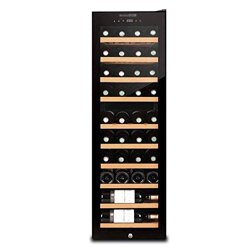 Beschichtetes Glas Weinschrank-38 Flaschen Weinkühlschrank Theke Weinkühler Keller für Champagner Bier Ruhiger Betrieb für Zuhause/Büro