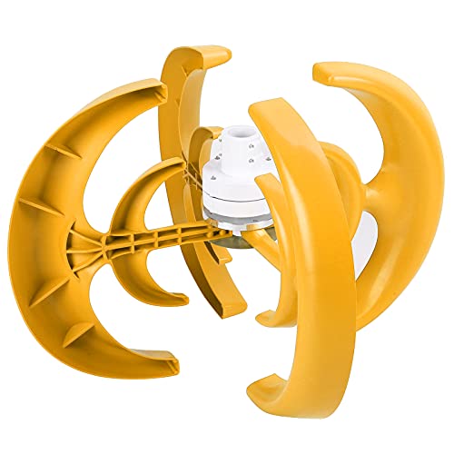 Windturbinen-Generator 600 W Doppelschichtiger Vertikalachsen-Generator 4-Blatt-Windturbinen-Kit für Wind-Solar-Anlage…
