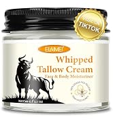 ZIXAOK Beef Tallow for Skin, Whipped Tallow & Honey Balm, Organic Tallow Face Moisturizer, Natura...