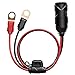 NOCO GC018 15A 14AWG 12V Adapter, Heavy-Duty Cigarette Lighter Plug, and Female Socket with Eyelet Terminals