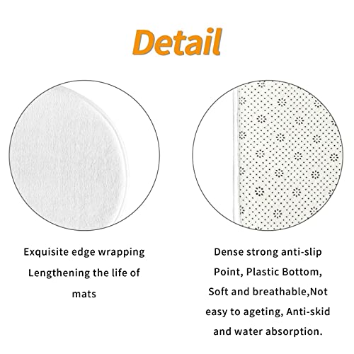 badezimmer 3-teiliges Badezimmerteppich-Set, silberfarben, Pailletten, funkelndes Muster, 3-teiliges Badezimmerteppich-Set, Badematte + Kontur + Toilettendeckelbezug, rutschfeste Unterlage sets – Bild 6