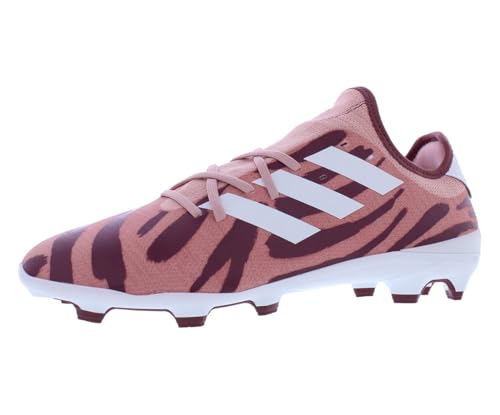 adidas Gamemode Knit Firm Ground Unisex Shoes Size 11.5, Color: Wonder Mauve/Cloud White/Quiet Crimson