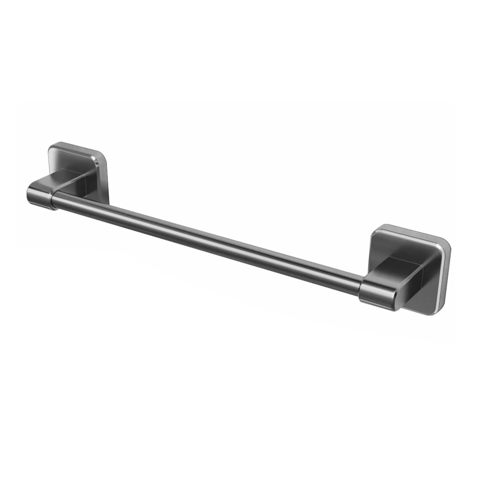1pc Metal Towel Rack Punch-Free Bathroom Organiser Hand Shelf Wall Mounted