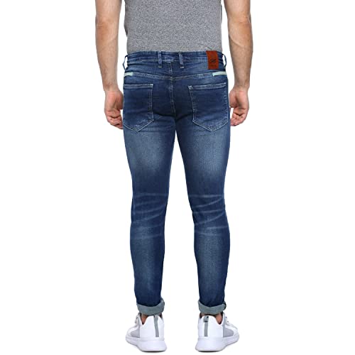 Image of CAHOOT Men's Denim Jeans for Regular Wear | Denim Fabric | Slim Fit | Jeans Crafted with Comfort Fit and High-Performance for Everyday Casual Wear