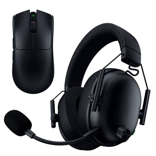 Image of Razer Wireless PC Gaming Bundle: BlackShark V3 for PC Wireless Gaming Headset + Viper V3 Pro SE Wireless Gaming Mouse - Black
