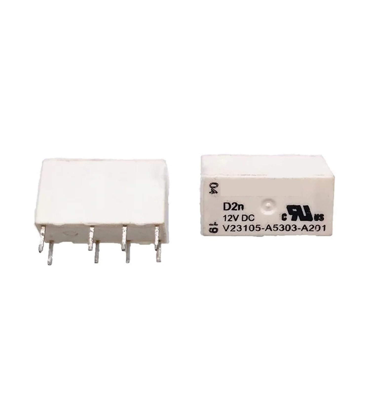 Relé V23105-A5303-A201 de 12V y 8 pines componente D2N para placas electrónicas