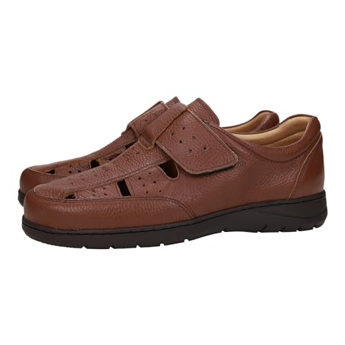 Sandales en cuir homme Anton soulagent les pieds sensibles en été