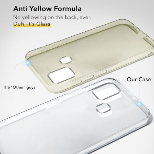 Image of Jkobi Lifetime Anti-Yellow Clear Back Cover Case for Samsung Galaxy M31 | M31 Prime (Sleek Hard Crystal | Shockproof and Camera Protection)