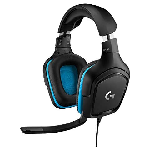 Logitech G432 Wired Gaming Headset with Surround Sound Cover