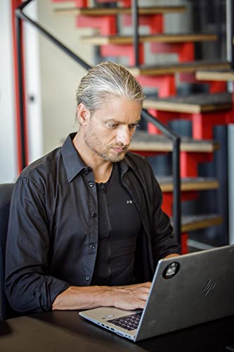 Relaxsan Posture 4070-RP (Black M) T Shirt, Back Straightener Posture Corrector for Man, Lumbar Support, Breathable - Image 5