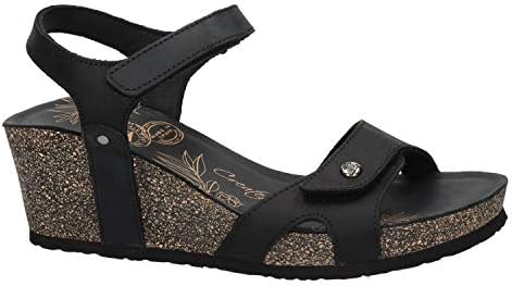Panama Jack Women's Julia Basics Ankle Strap Sandals, Black, 8 Review | Image 1