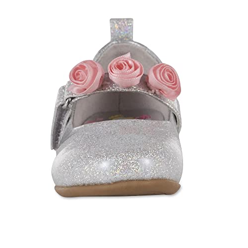 Disney Princess Silver Toddler Girls' Mary Jane Shoe (11 M US Toddler)2