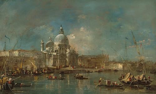 Pintura decorativa Santa Maria Della Salute 60x90cm para decoración de salón