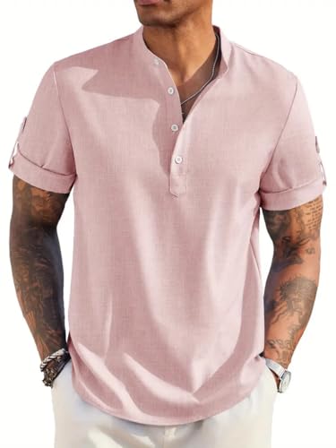 Image of Lymio Men Shirt || Kurta Style Shirt|| Half Sleeve || Solid Kurta Style (Available Also Packs) (Short-Kurta)