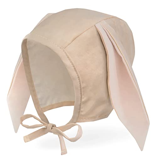 JELLYTREE Baby Bunny Bonnet Rabbit Hat Muslin...
