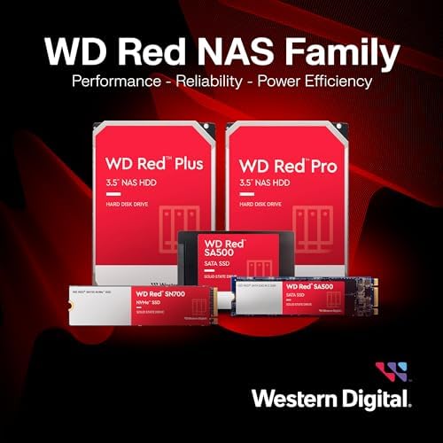Western Digital HDD Red Plus 4TB 3.5 SATA 256MB
