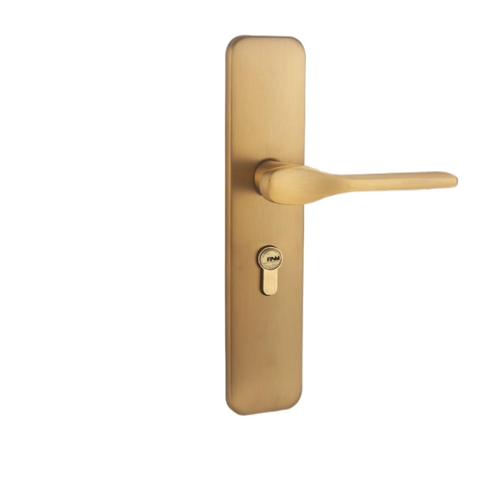 Sjloynwq Golden Silent Lock Indoor Bedroom Door Silent Lock Handle(Golden Silent Lock)