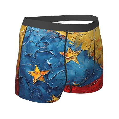 Flag Of Venezuela Print Mens Underwear Stretch Breathable Boxer Briefs Fun Boxers Briefs For Men(S-Xxl)3