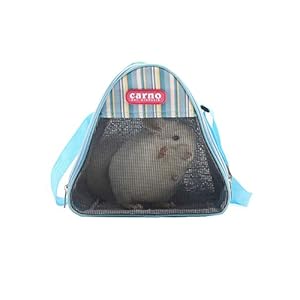 Hamster Carrier Bag Chinchilla Travel Backpack Small Pet Carrier Protable Hamster Travel Carrier Backpack Outgoing Travel Pouch Breathable and Perspective Suitable for Parrots, Squirrel, Chinchilla