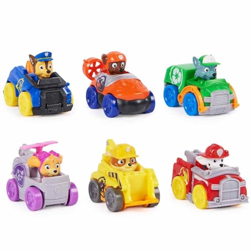 Paw Patrol: Pup Squad Racers, 6-Piece Vehicle Gift Set, Kids’ Toys for Boys & Girls Aged 3 and Up