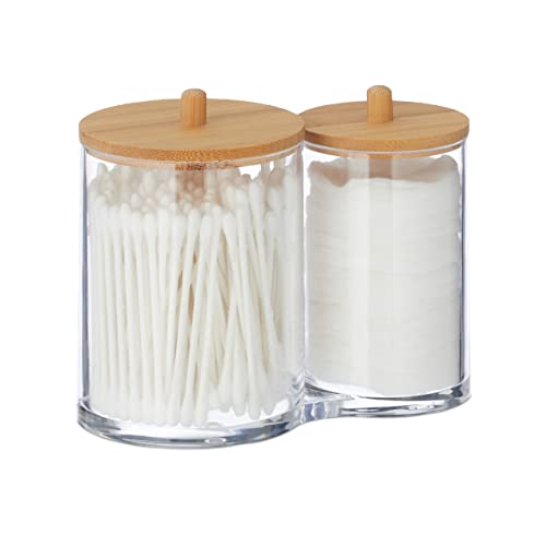 Rangement disques de coton et cotons-tiges pour une coiffeuse épurée - 2
