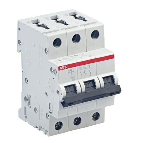ABB S203-B32 Leitungsschutzschalter System pro M compact® Drehstrom (3P), Charakteristik B bis 32A, 6kA Kurzschlussfestigkeit