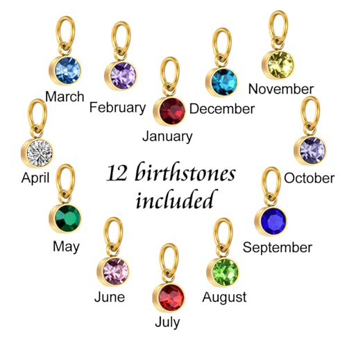 Dletay Heart Urn Necklace for Ashes Birthstones Cremation Jewelry for Ashes Stainless Steel Ash Necklace Memorial Ash Holder4