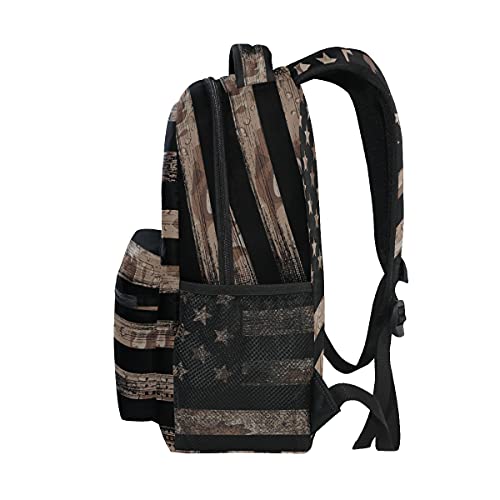 Camo Flag Lightweight Printed Bookbags School Backpacks For Teens Boys And Girls #TOP3