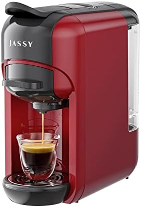 Small Espresso Machine 20 Bar Capsules Maker Compatible for NS Original Capsules/Nescafe Dolce Gusto/L'or Coffee Pods/Coffee Powder with Fast Heating System for Espresso,1450W(Small)