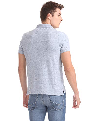Image of US Polo Men's Solid Regular Fit T-Shirt