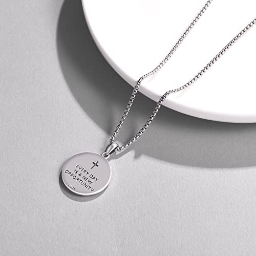 925 Sterling Silver Athlete Protection Necklace Sports Theme Amulet with Stainless Steel Chain3