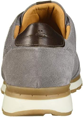 Brothers United Men's Leather Made in Brazil Fashion Trainer Sneaker, Navy Grainy, 7 | Image 2