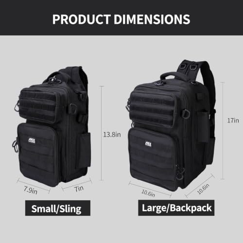 Image of Fishing Backpack with Rod Holder, Fishing Tackle Bag