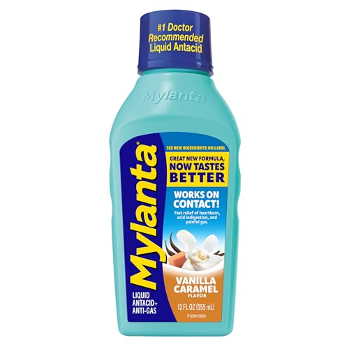 Mylanta Heartburn Relief Vanilla Caramel