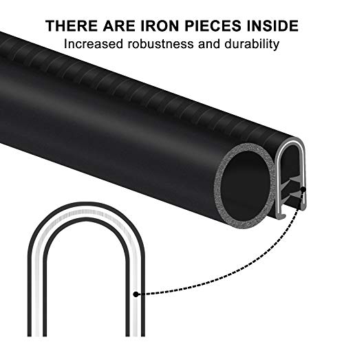 Myfamirea ADRS Car Door Rubber Seal Strip With Side Bulb thumb #3