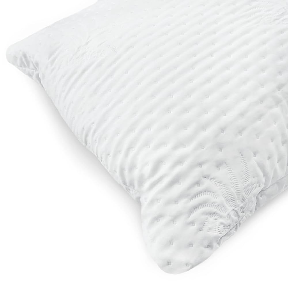 Mediawave Store - Guanciali Per Letto Ortopedici, Piuma Anallergica, Cuscini Imbottiti, Morbidi, Comodi, Guanciali Letto (4)