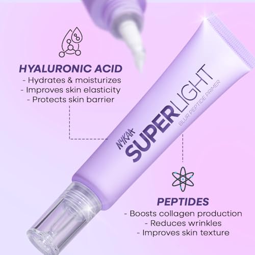 Image of Nykaa Cosmetics Superlight Blur Peptide Primer (30G)