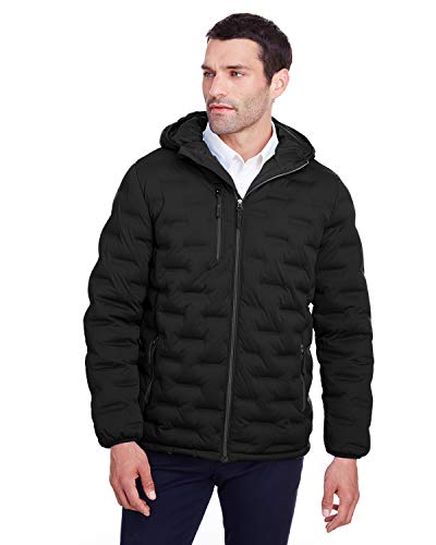 North End Men's Loft Puffer Jacket L BLACK/ CARBON - Main Image